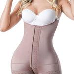 Sonryse TR66BF Butt Lifter Postpartum Girdles Shapewear Body Shaper Extra Firm Control for Women Fajas Colombianas Reductoras y Moldeadoras Mocha 4XL