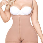 Sonryse 096ZF Fajas Colombianas Postparto Levanta Pompis Reductoras y Moldeadoras Colombian Postpartum Shapewear Mocha L