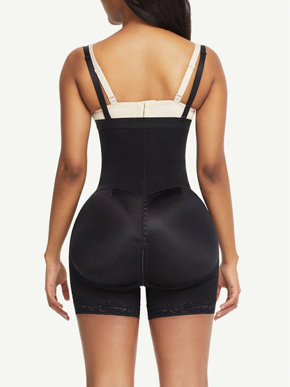 Pretty Detachable Straps Side Zip Postoperative Body Shaper