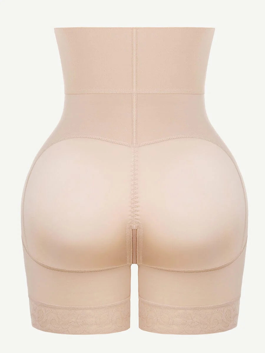 3-bones Triple-breasted High-waisted Elastic Body Butt Lifter